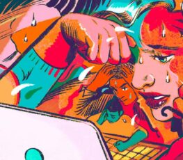 Woman experiencing employee burnout.