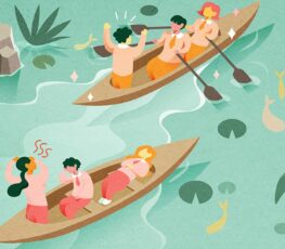 two rowing teams with different results showing the impact of employee engagement.