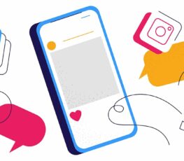 Phone used for social media selling remotely.