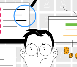 illustration of man deciding whether to hire recruiter