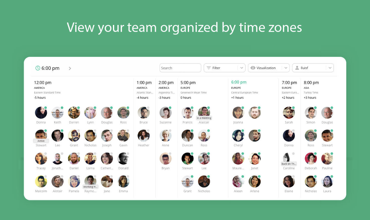 Team TimeZone Slack